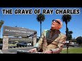Ray charles grave at inglewood park cemetery