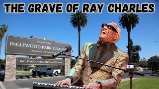 Ray Charles Grave at Inglewood Park Cemetery