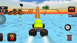 Monster Truck Water Surfing: Truck Racing Games - #2 Android GamePlay On PC screenshot 3