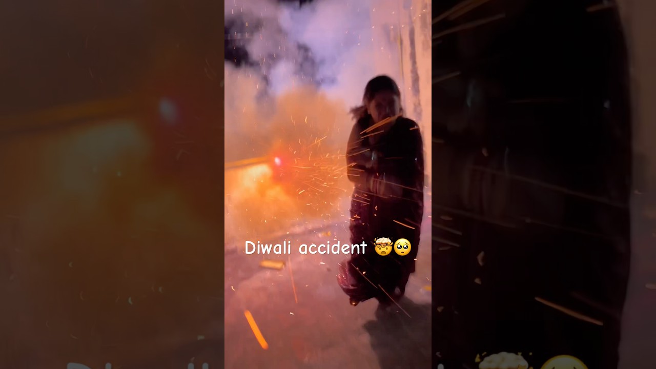 Diwali funny accident video 🤯 
