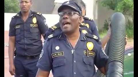 Police Video: The NKANDLA  FirePool Demo