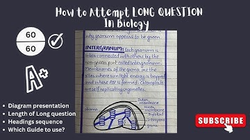 How to Attempt Long Question in Biology || By Learn With Nadia Hayat