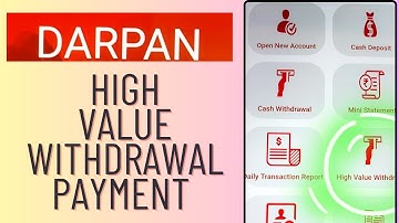 Darpan 2.0 me high value withdrawal ki payment kese krni hai #bpm #gds #branchpostoffice