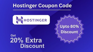 Hostinger Coupon Code 2025 💥 Get 80% OFF + Extra 20% Discount | Best Hosting Deal!