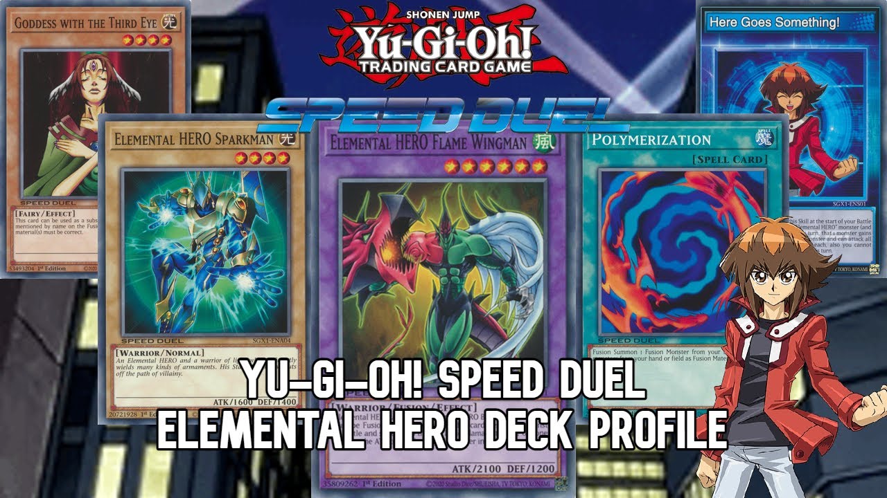 yugioh speed duel elemental hero deck Avian - GX: Midterm Paradox Card Type YUGIOH ELEMENTAL HERO DECK- STRATOS-
