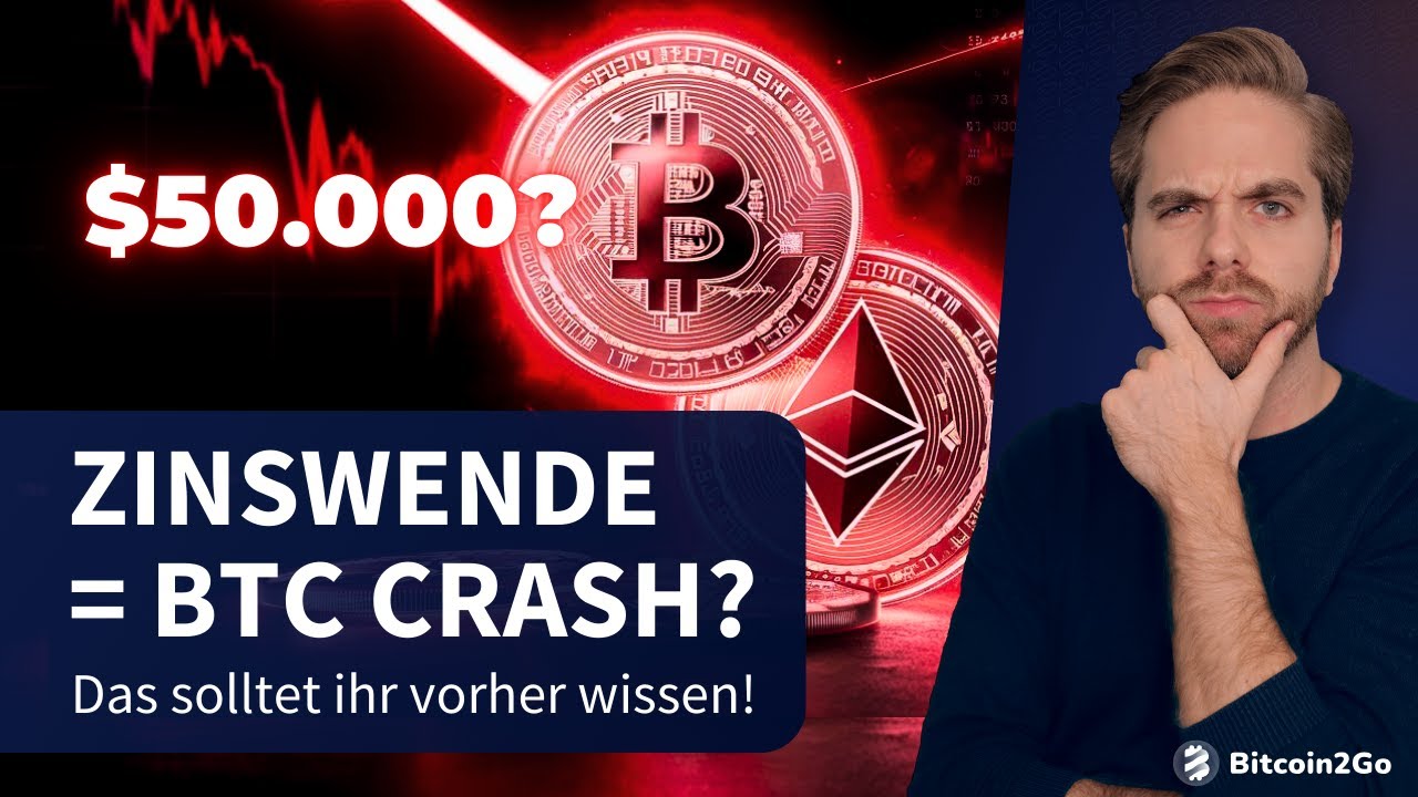 ACHTUNG: Bitcoin Crash durch Zinswende? - Die Angst ist zurück! | Krypto  News