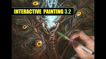 IPAD PAINTING - SURREAL ART - demonstration made using the apple pencil in procreate app