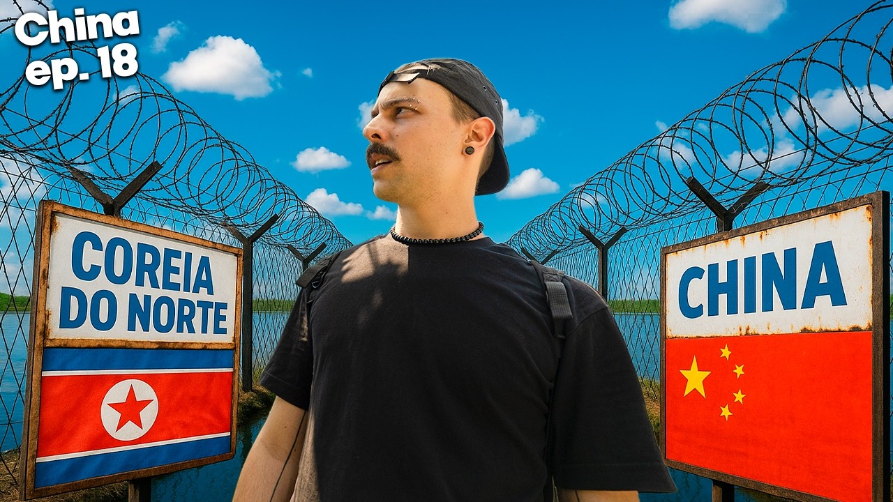 INVESTIGAMOS A FRONTEIRA DA COREIA DO NORTE COM A CHINA 🇰🇵🇨🇳