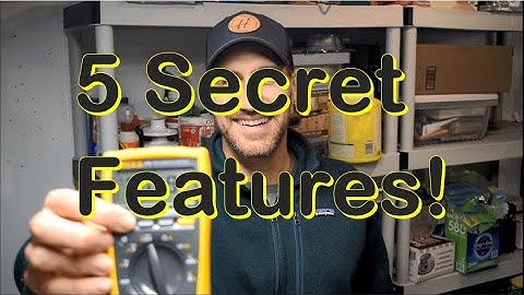 Secret features  Fluke-179, 177, 175 - Fluke Fridays - Episode 37