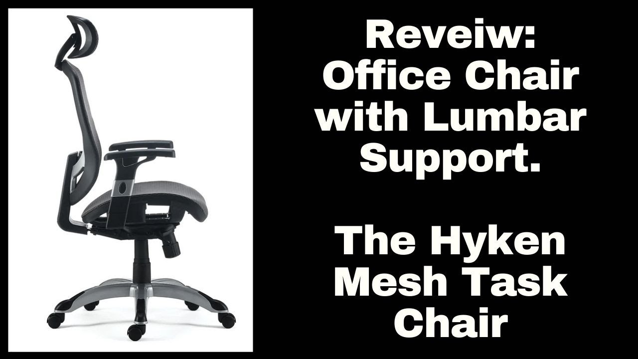 hyken mesh office chair with lumbar support