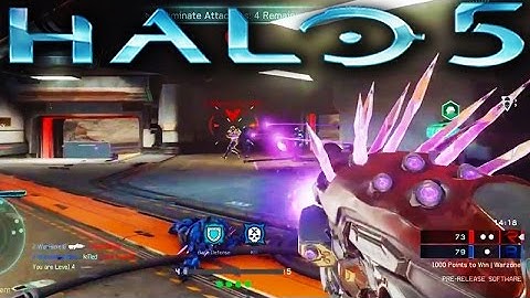 Halo 5: Guardians - 3+ Minutes of "Warzone" Multiplayer Gameplay