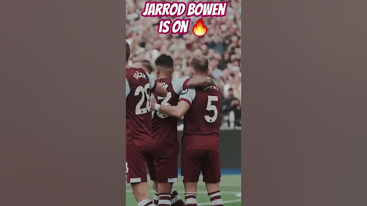 Jarrod Bowen is on 🔥 West Ham 2-0 Sheffield United #coyi #football #whufc #whu #moyes #westham