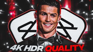 4K HDR Quality + CC | Capcut Tutorial