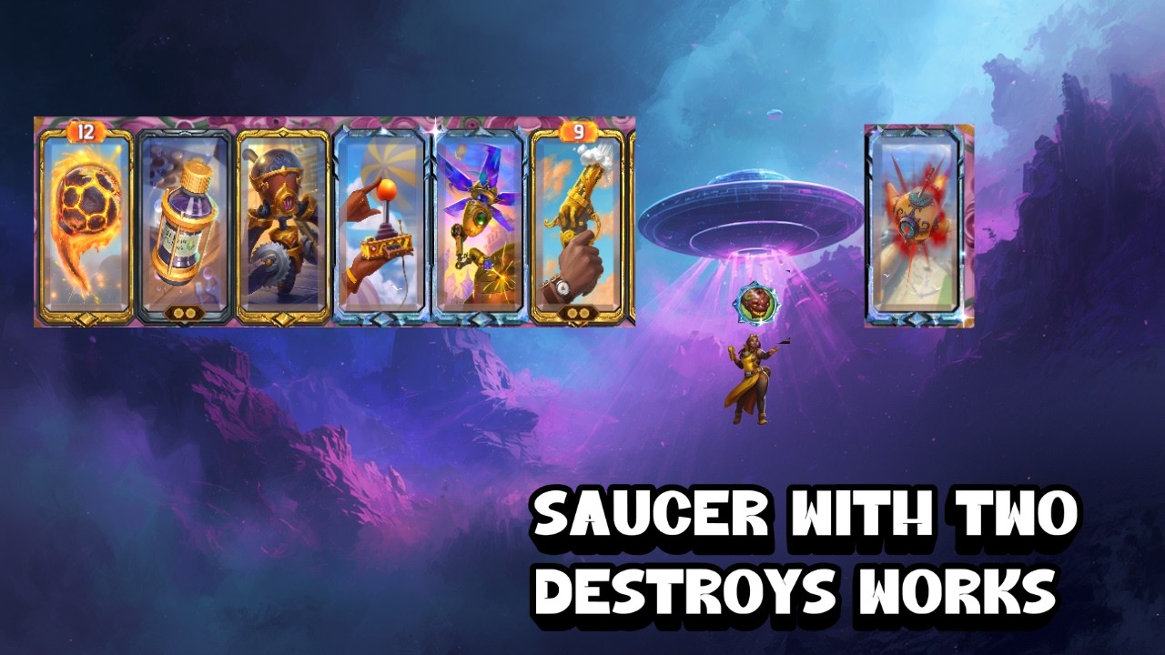 Saucer with two destroys works - Stelle gameplay - The bazaar 11.1