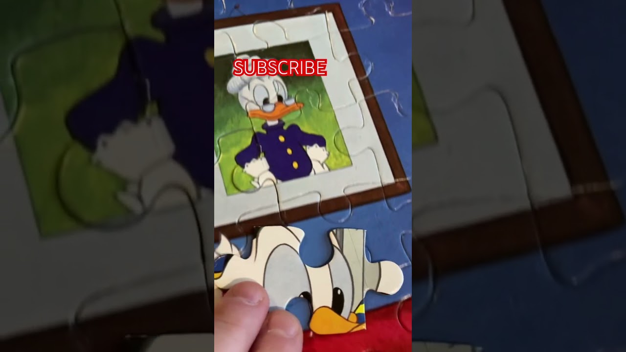 The last piece|Donald duck|oddly satisfying| 