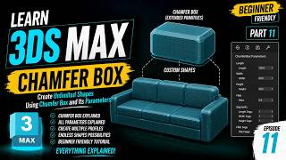 3ds Max Chamfer Box Masterclass! Create Unlimited Shapes with Just ONE Primitive 😱 | Part 11