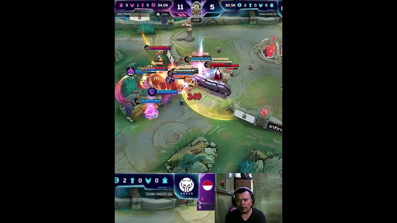 MDL ID S12 | Onic Prime vs Team Vagos GG Game 3 