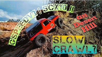 Gspeed V3 G10 | Scx10 II • Slow crawl session •