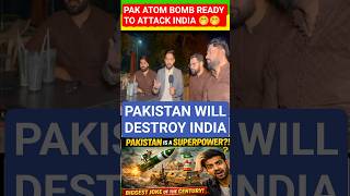PAKISTANI ATOM BOMB READY TO ATTACK INDIA 😱🤭 I PAKISTAN WILL DESTROY INDIA 🤭🤭#pakistanireaction