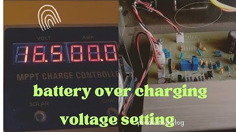 Mppt Overcharging voltage setting