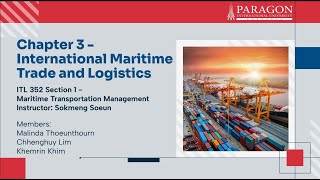 International Maritime Trade and Logistics (Chapter 3 Presentation)