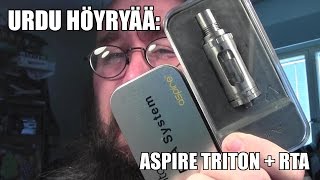 Aspire Triton + RTA - kiitokset ComaTroll