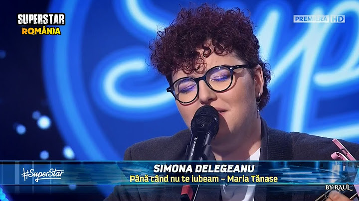 SUPERSTAR 2021 | Simona Delegeanu a impresionat cu melodia „Până când nu te iubeam” a Mariei Tănase!