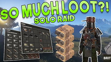 SO MUCH LOOT SOLO RAID?! | Rust SOLO SURVIVAL Gameplay | Season 5 - Episode 1