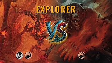 MTG Explorer - Rakdos Aggro by Yhwach VS Mono Red Aggro by Jiraiya