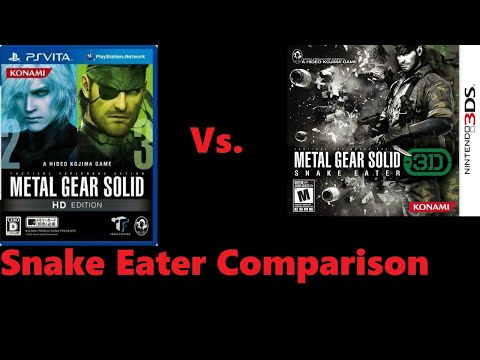 MGS Snake Eater. 3DS Vs PSvita