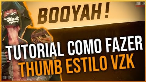 COMO FAZER THUMBNAIL DE FREE FIRE NO CELULAR SIMPLES E FÁCIL NO PS TOUCH | ESTILO VZK | VictorVZK