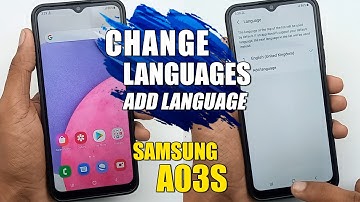 How To Change Languages - Samsung Galaxy A03s