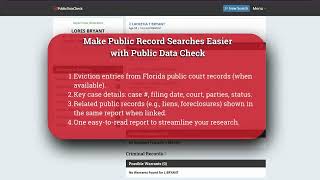 Do Evictions Show Up in Public Records in Florida