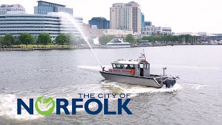 Norfolk FireRescue Welcomes Fireboat 13 into service