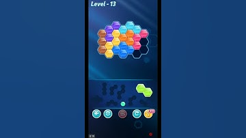 BLOCK HEXA PUZZLE LEVEL 13 ANSWERS RAINBOW C LEVEL PACK PREMIUM PUZZLES