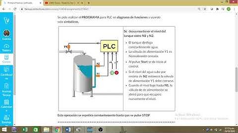 Nivel de liquido en el tanque en CODESYS Y FluidSIM