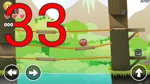 Red Ball Adventure Level 33 Android Walkthrough New Ball Bounce Games
