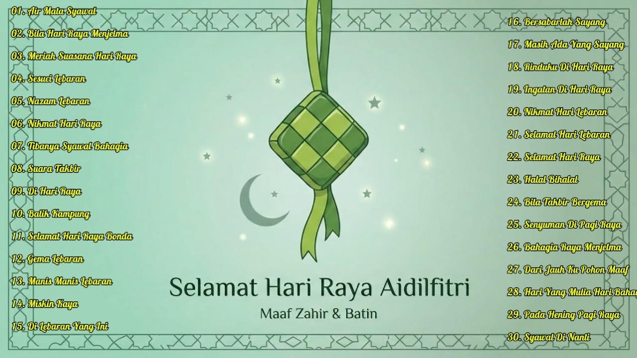 Koleksi Lagu Raya Aidilfitri 2026 - Lagu Raya Nostalgia & Evergreen Terbaik Sepanjang Zaman