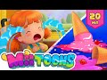 Wheels on the bus  more nursery rhymes  kids songs compilation  mormortoons