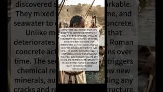 Romans Built Self-Healing Concrete#shorts
