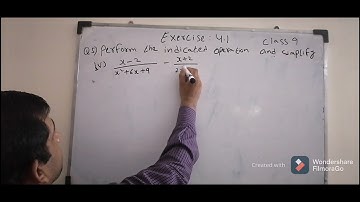 Simplification of Algebraic Expressions