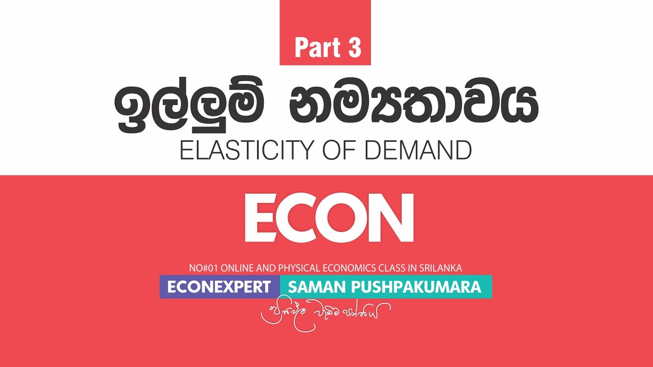 Elasticity of Demand - Episode 03