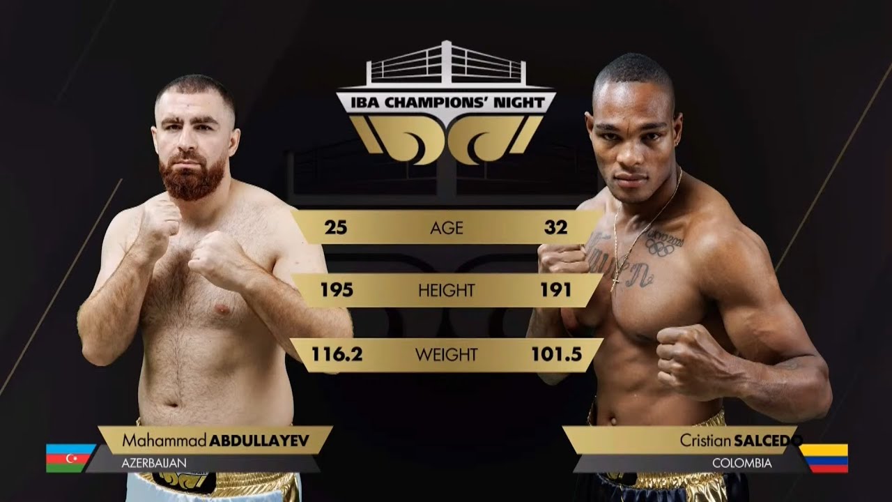 92+kg  Mahammad ABDULLAYEV (AZE) vs Cristian SALCEDO (COL)| IBA Champions' Night| September 28, 2024