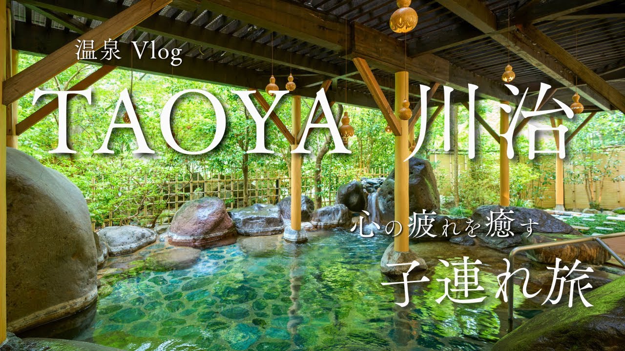 【vlog】ラウンジ飲み放題！美味しいビュッフェ！バーも飲み放題だった…TAOYA川治温泉♨️甥っ子たちと行ってきた