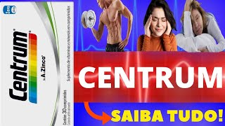 Centrum Multivitamínico - Para Que Serve, Como Usar, Como Funciona, Efeitos Colaterais - Centrum