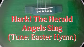 Video thumbnail of "❄ HARK, THE HERALD ANGELS SING ❄ 12 SONGS FOR CHRISTMAS ❄ (Tune: Easter Hymn) ❄ Purple Guitar Man ❄"