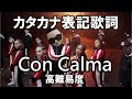 【カタカナ】Con Calma - Daddy Yankee & Snow【歌詞】