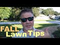 Fall Lawn Tips - Cool Season Grasses