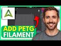 How to ADD PETG Filament in Creality Print Slicer (EASY) 2026