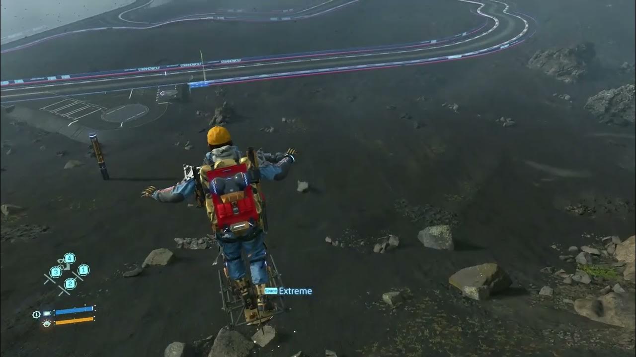 DEATH STRANDING DIRECTOR'S CUT Jump Ramp Riding on Floating Carrier